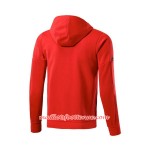 AC Milan Veste à Capuche 2017-18 Rouge